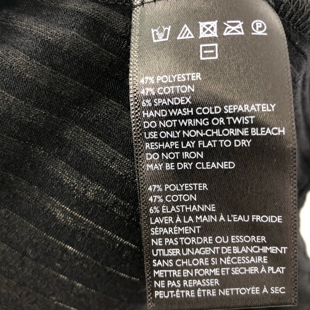 Black Cold Shoulder Knit Ribbed Dress - Picture 6 of 7